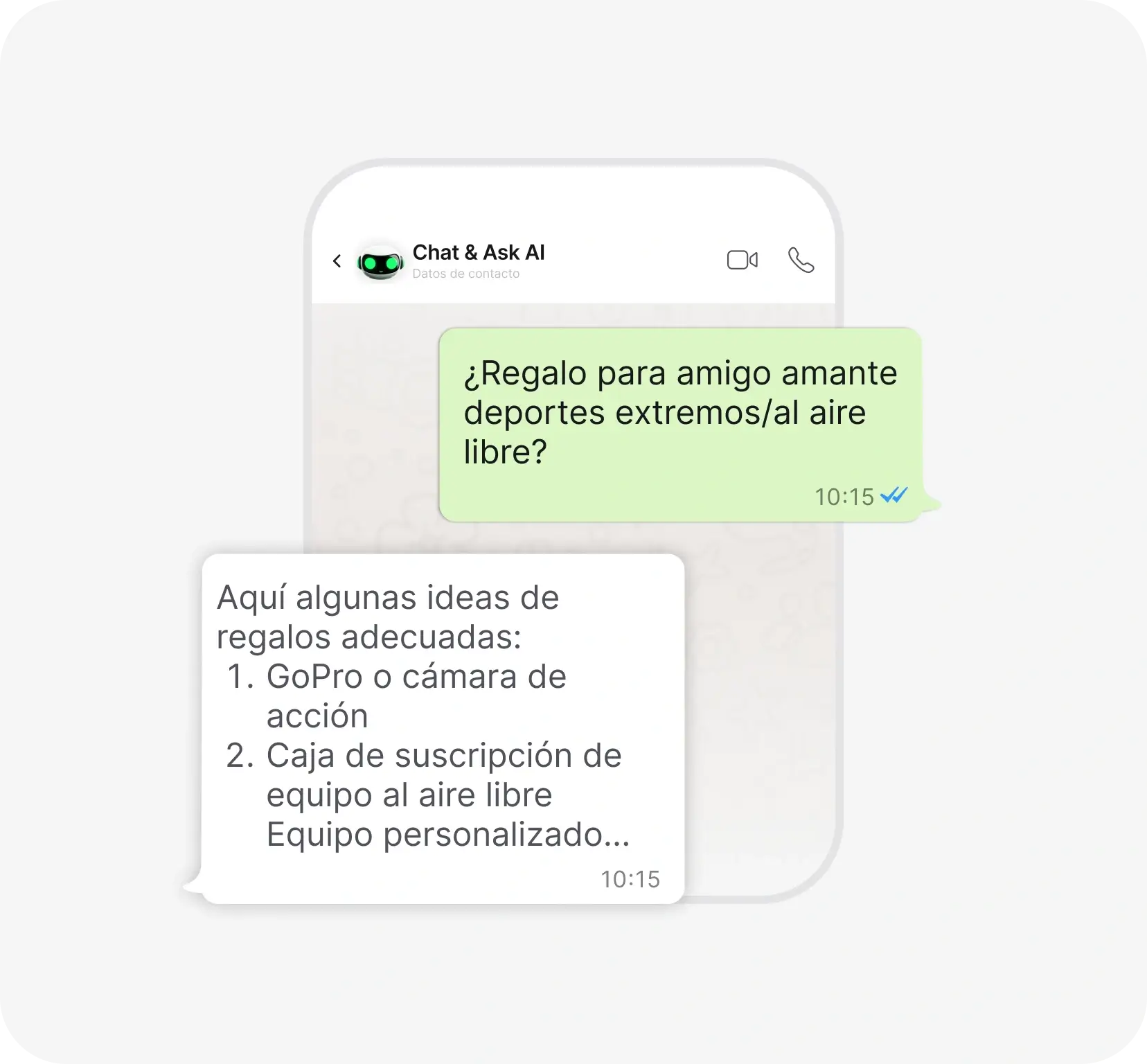 Conversaciones fluídas, chatea sin esfuerzo