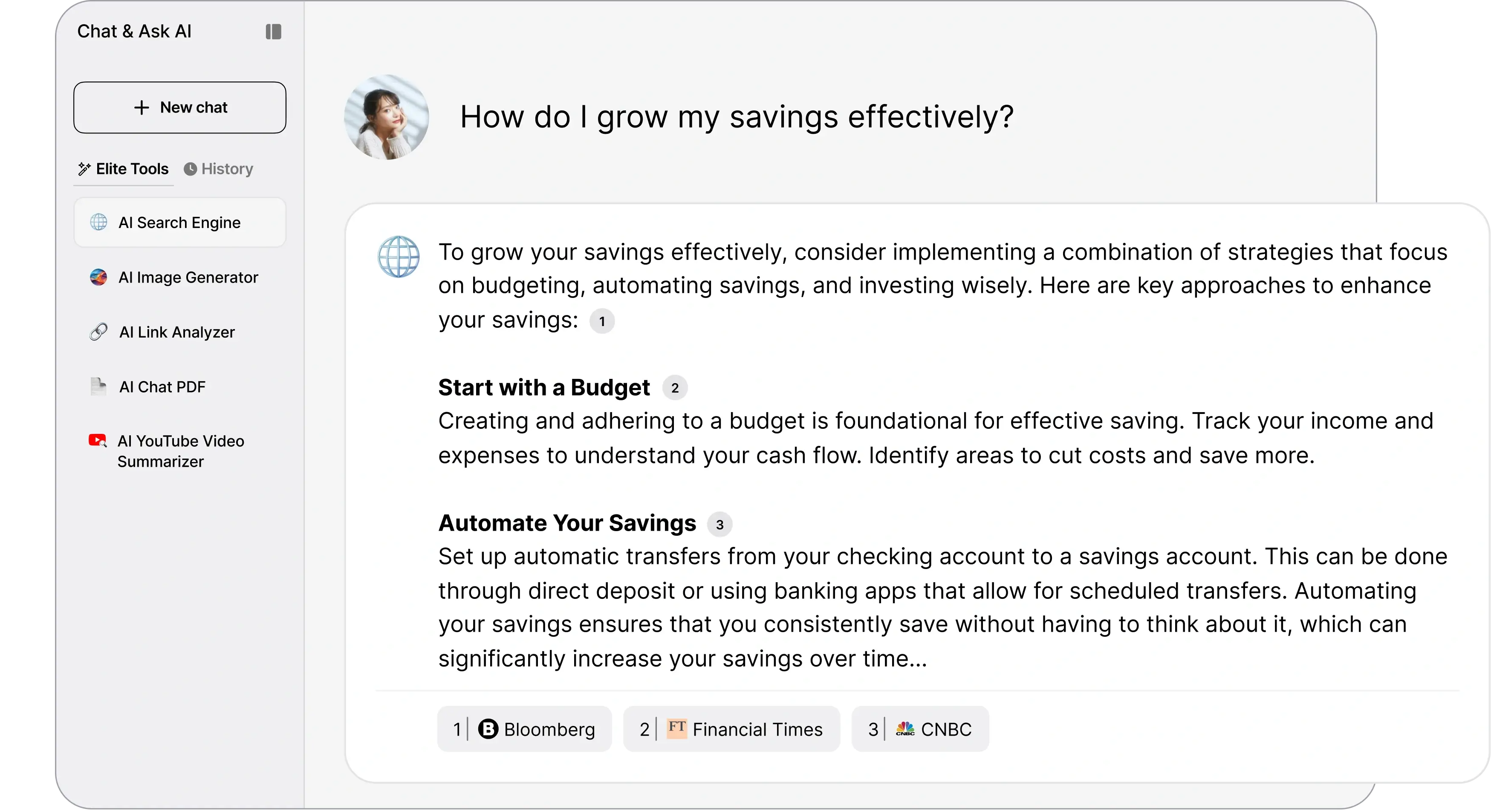 chat & ask ai home page main image