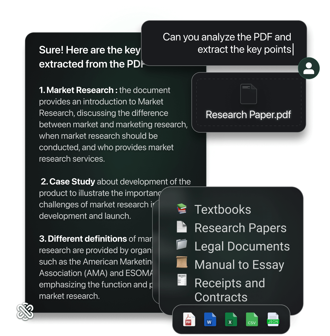 Chat with any PDF 
 Get Instant Answers